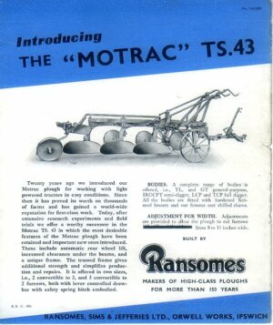 RA09 Ransomes TS43 Motrac