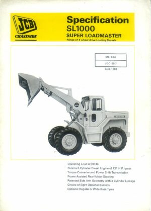 J59 JCB Chaseside SL1000