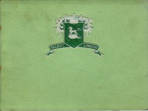 CR08 Talbot Invincible Cars