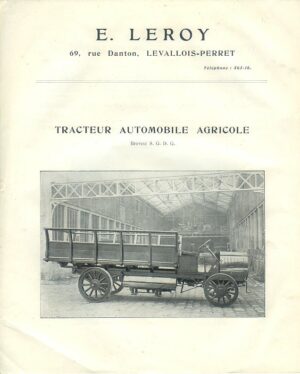 E39 Leroy Tracteur Automobile Agricole