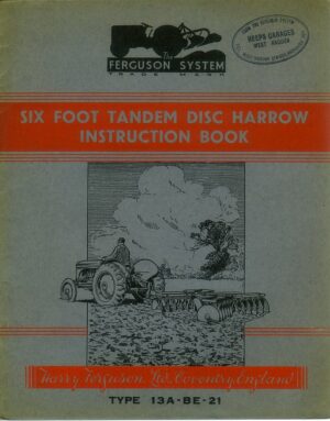 F-M11 Ferguson Tandem Disc Harrows