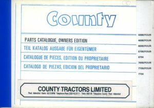 FC-M23 County Unequal-Wheel Parts Book