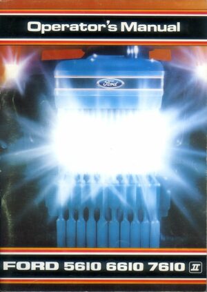 FO-M26 Ford 5610, 6610, 7610 Force ll