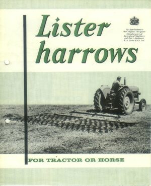 FM37 Lister Harrows