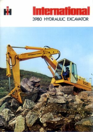 IHE29 International 3980 Excavator