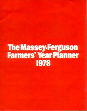 MF13 Massey Ferguson Year Planner 1978