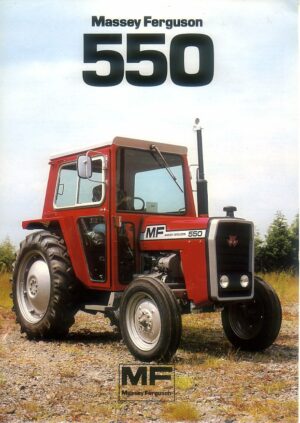 MF137 Massey Ferguson 550 Red Cab