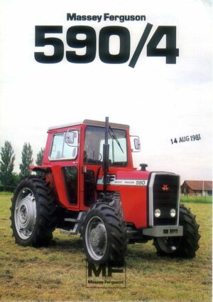 MF86 Massey Ferguson 590/4 Red Cab