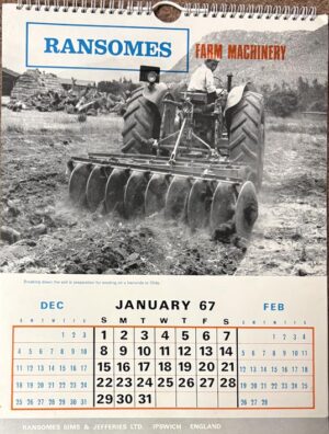 RA29 Ransomes Calendar 1967
