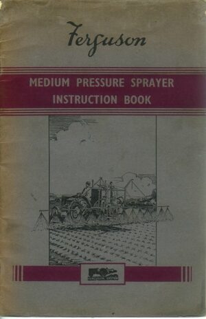 F-M09 Ferguson Medium Pressure Sprayer