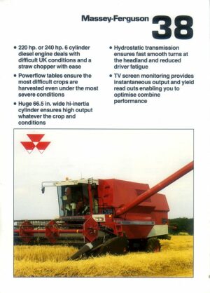 MFI-100 Massey Ferguson 38 Combine