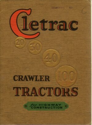 AM98 Cletrac Crawler Tractors for Highway