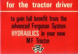 MF-M48 Massey Ferguson Hydraulic System