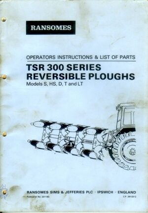 PL-M15 Ransomes TSR 300 Series