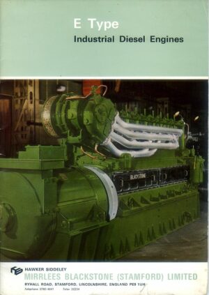 EG41 Mirrlees Blackstone E Type Industrial Engines