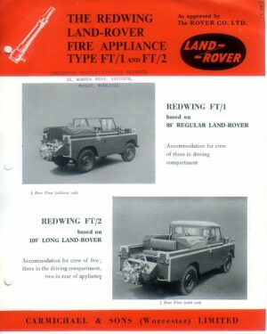 LR38 Redwing Land Rover Fire Appliance