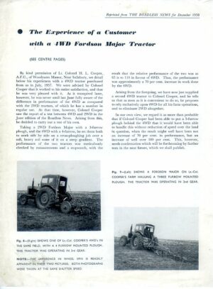 FC105 Roadless Fordson Major