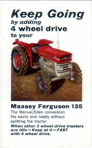 MF167 Massey Ferguson Manuel/Eden 4WD Tractors