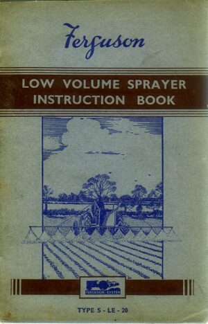 F-M31 Ferguson Low Volume Sprayer