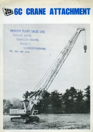 J61 JCB 6C crane Attachment